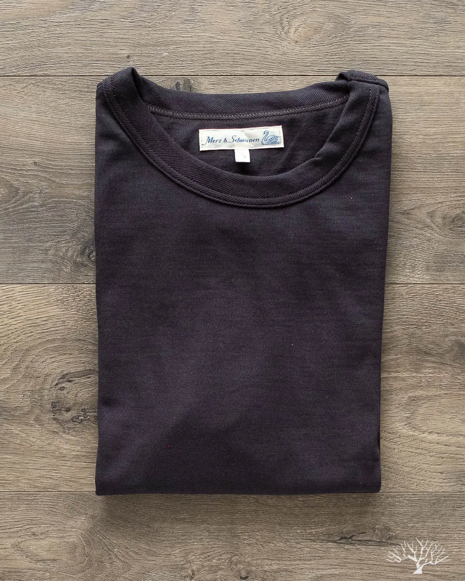 214 2-Thread Relaxed Crew Neck Tee - Charcoal