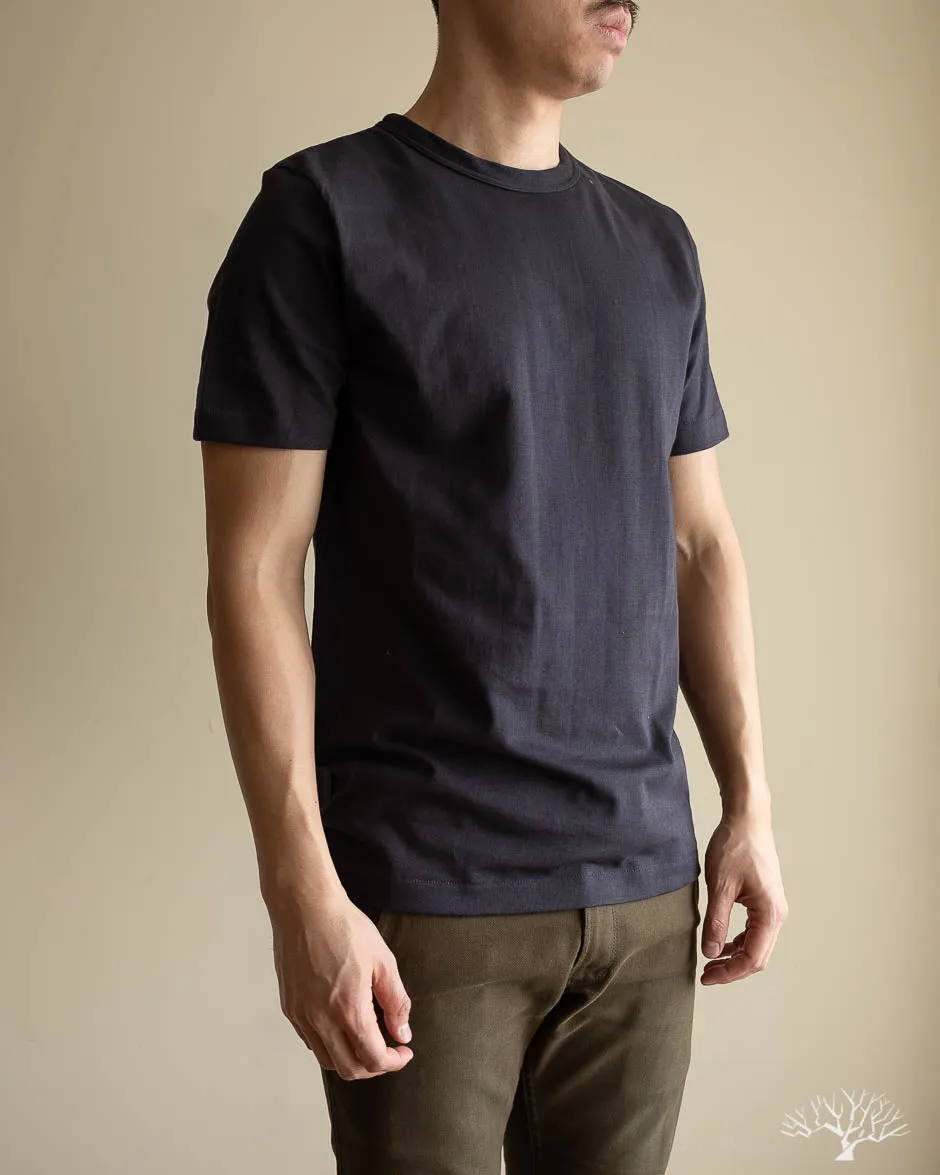 214 2-Thread Relaxed Crew Neck Tee - Charcoal