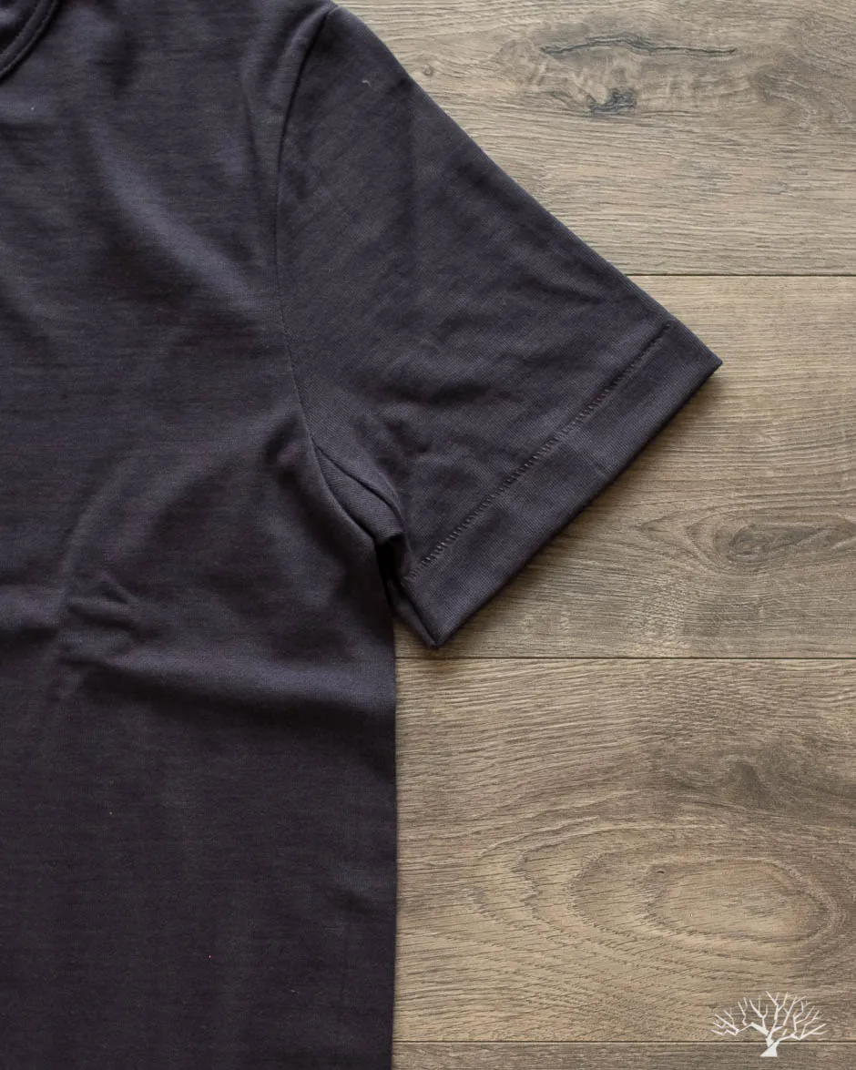 214 2-Thread Relaxed Crew Neck Tee - Charcoal