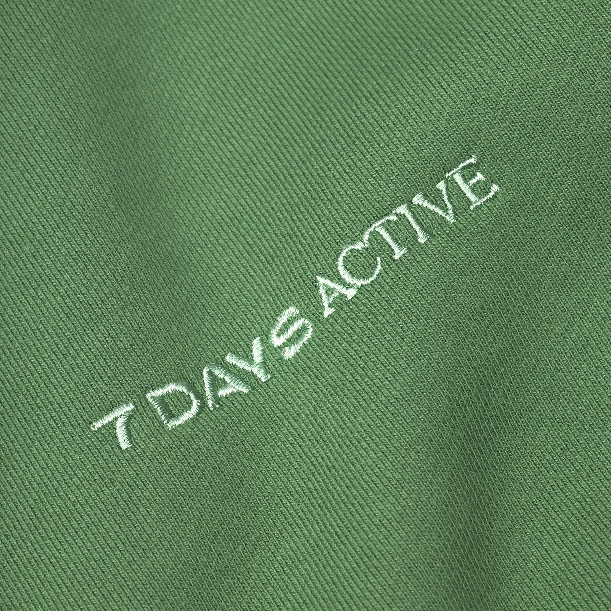 7 Days Active Organic Fitted Crewneck - Comfrey