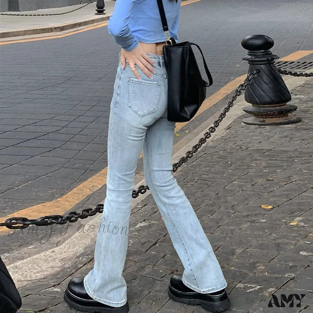 Amy Fashion - High Waist Loose Comfortable Jeans