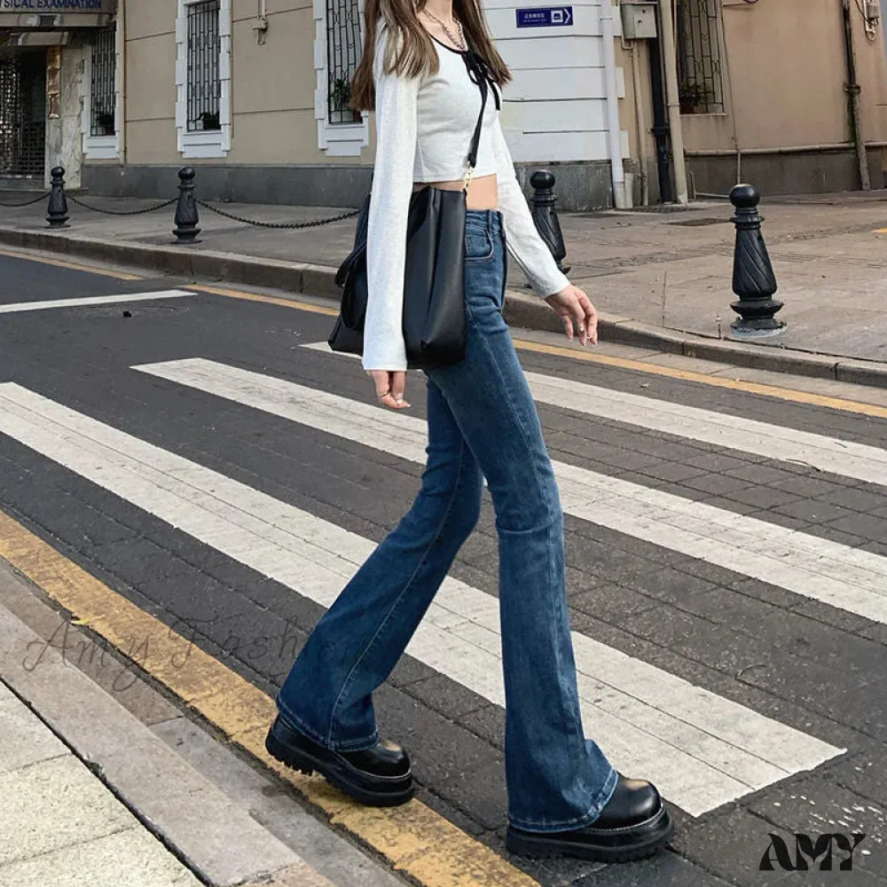 Amy Fashion - High Waist Loose Comfortable Jeans