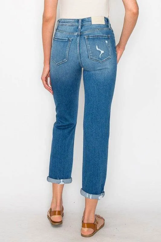 Artemis Vintage High Rise Tapered Leg Jeans