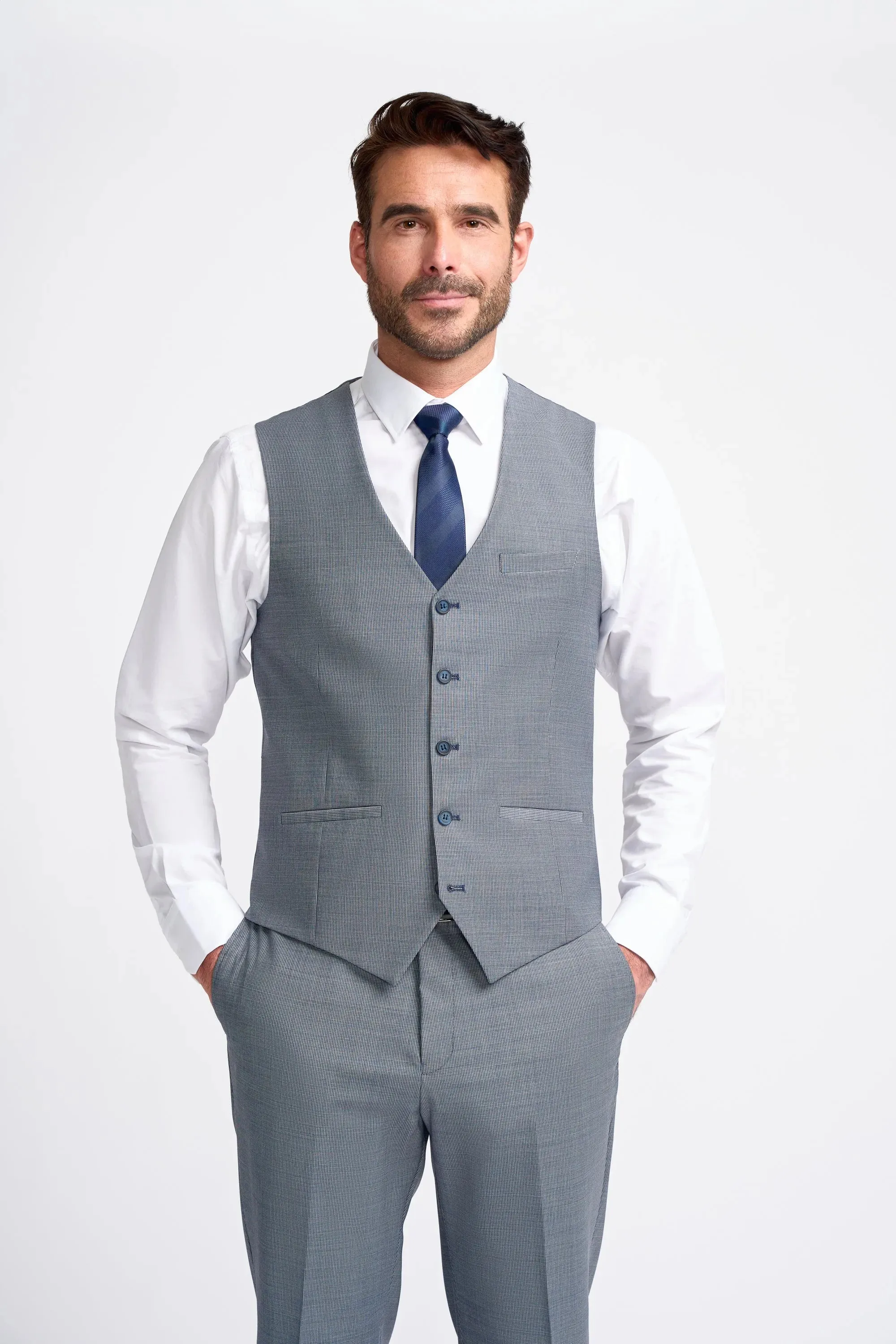 Bond - Men's Grey Waistcoat