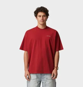 Box Tee - Formula Red