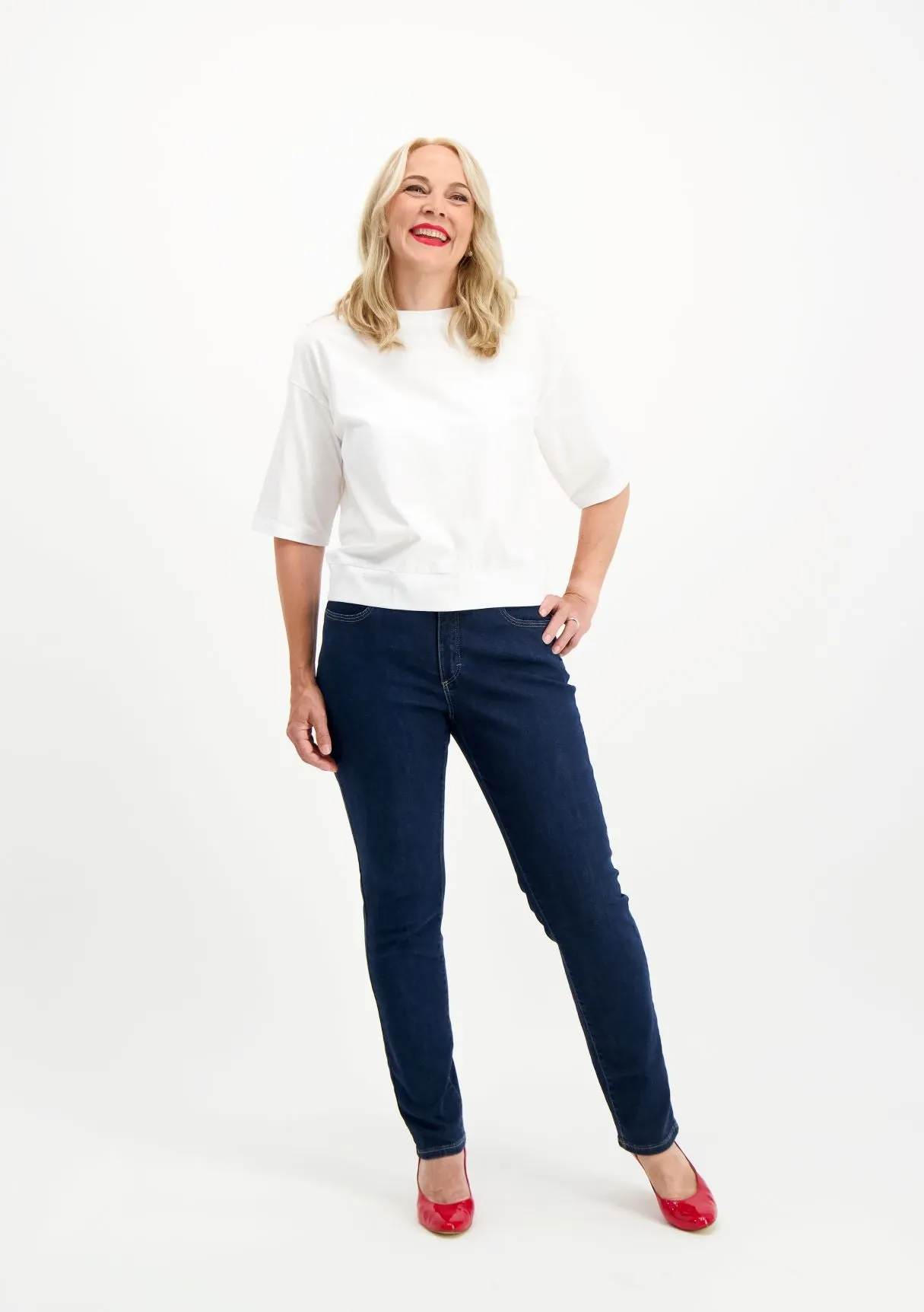 Cara Skinny Jeans Dark Blue