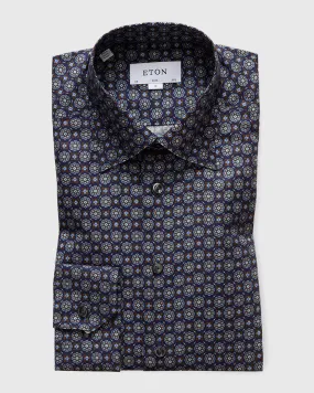 ETON 10000005029 NAVY-BLUE SLIM SC SHIRT