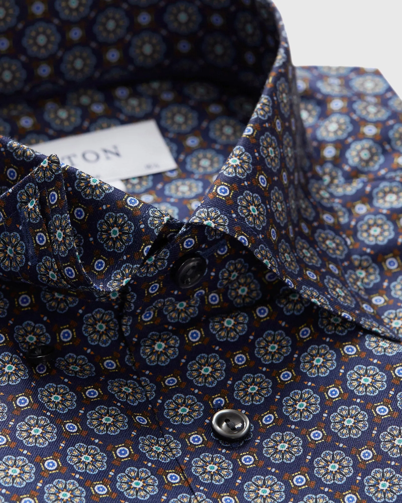 ETON 10000005029 NAVY-BLUE SLIM SC SHIRT