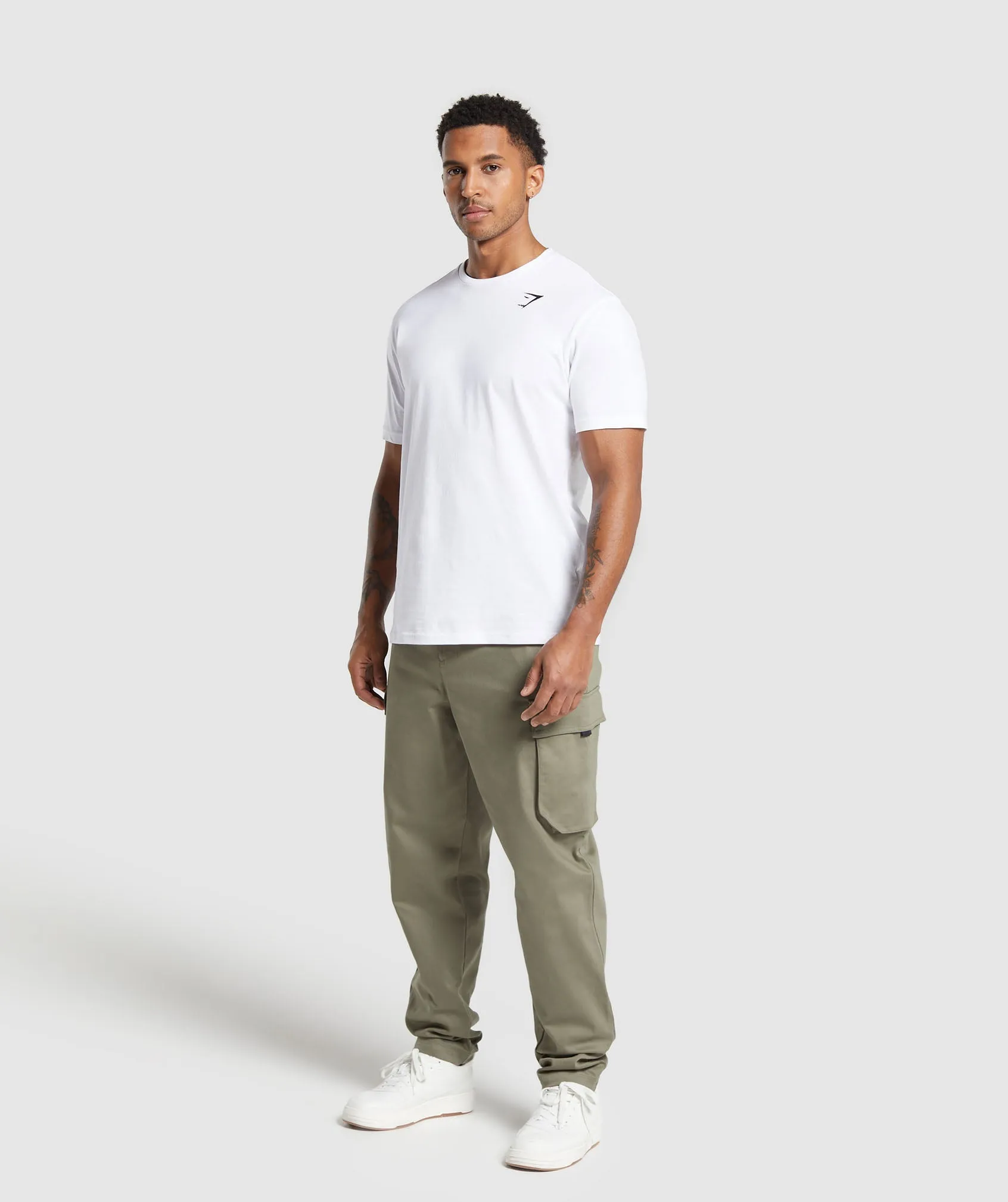 Gymshark Rest Day Woven Cargo Pants - Utility Green