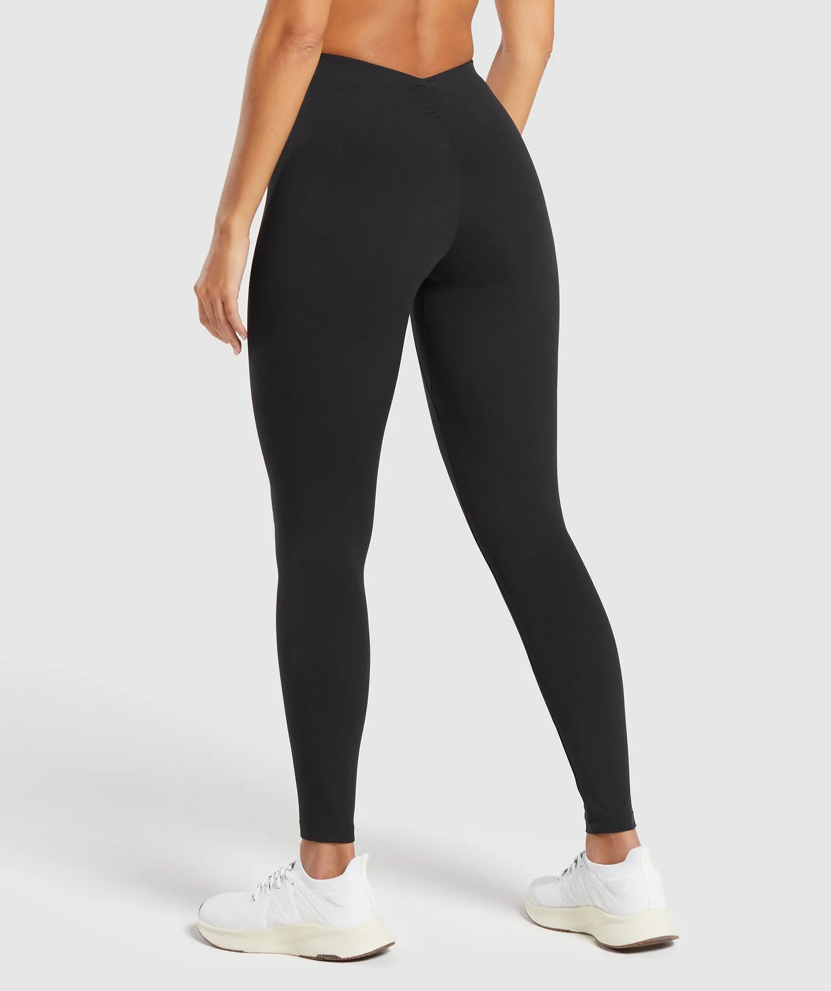 Gymshark Ruche Leggings - Black