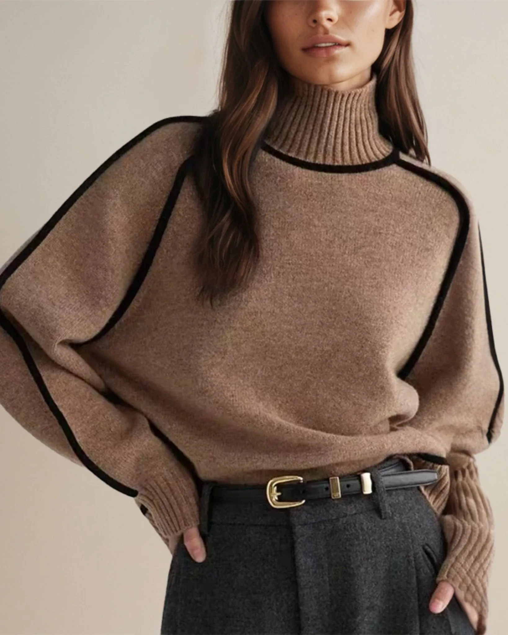 Ivyshape | Chic Turtleneck Sweater