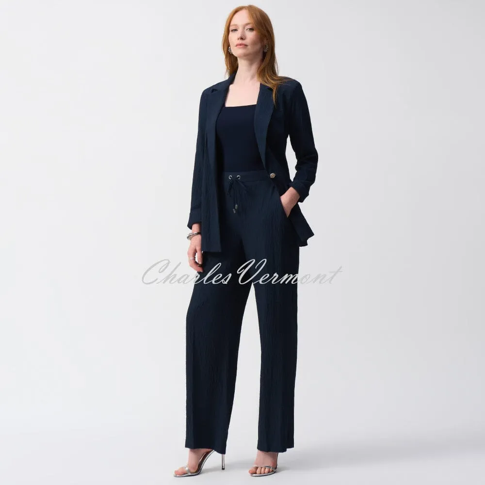 Joseph Ribkoff Seersucker Wide Leg Trouser - Style 251293