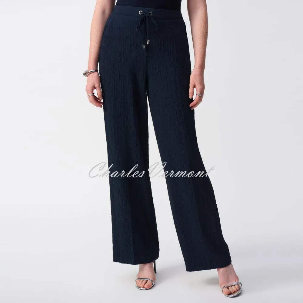 Joseph Ribkoff Seersucker Wide Leg Trouser - Style 251293