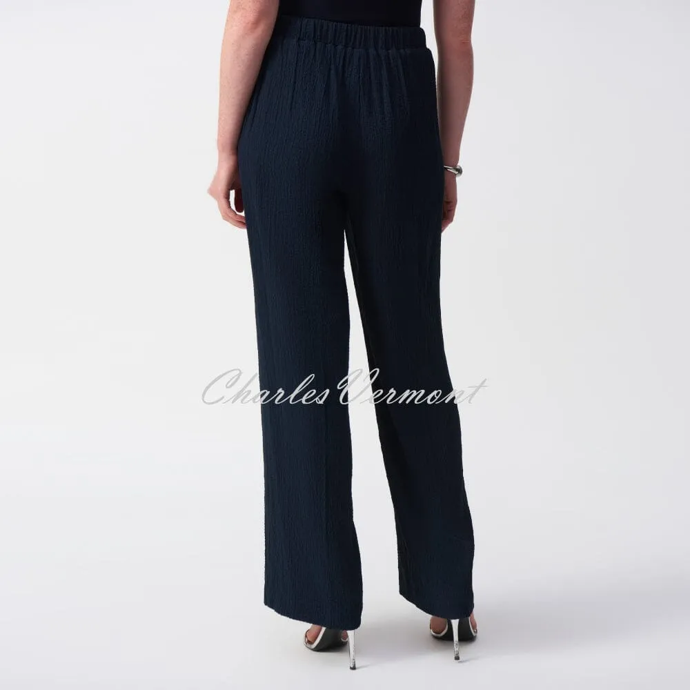 Joseph Ribkoff Seersucker Wide Leg Trouser - Style 251293