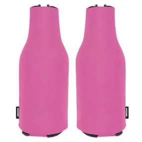 KOOZIE Pink Zip-Up Bottle Kooler