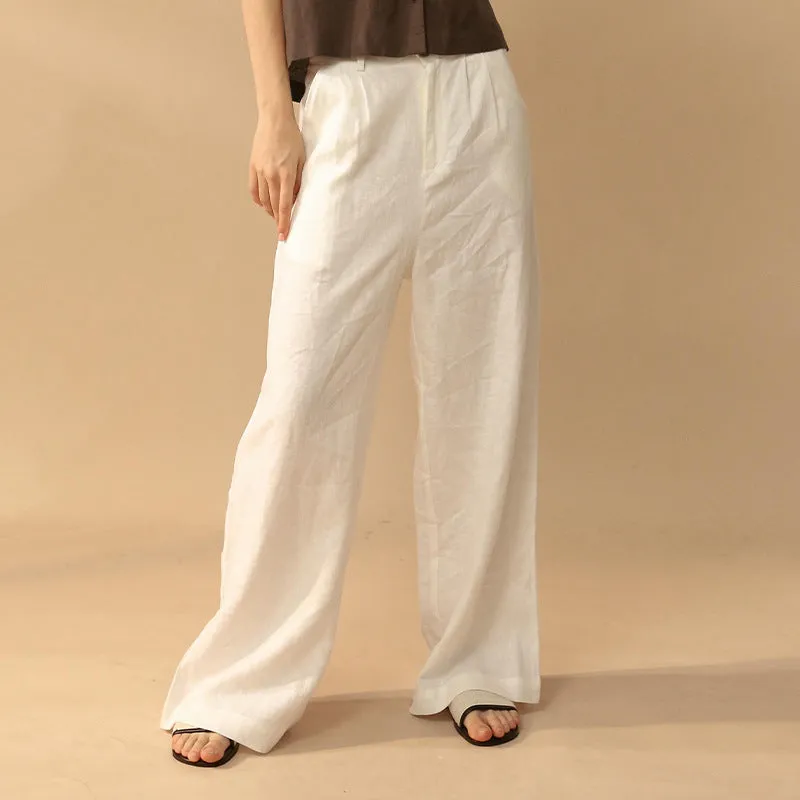 Loose Wide Leg Casual Trousers