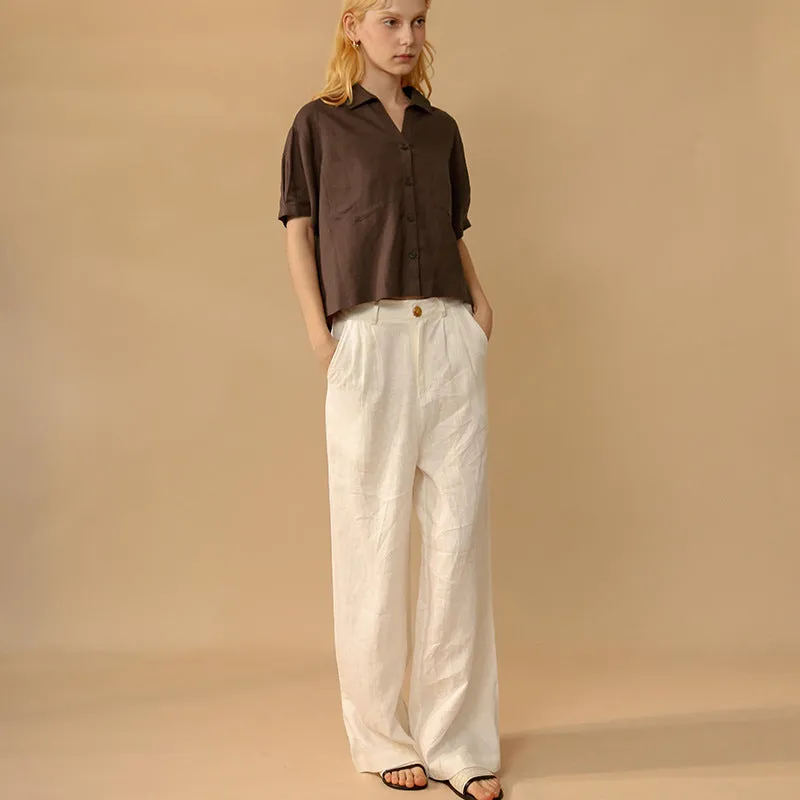 Loose Wide Leg Casual Trousers