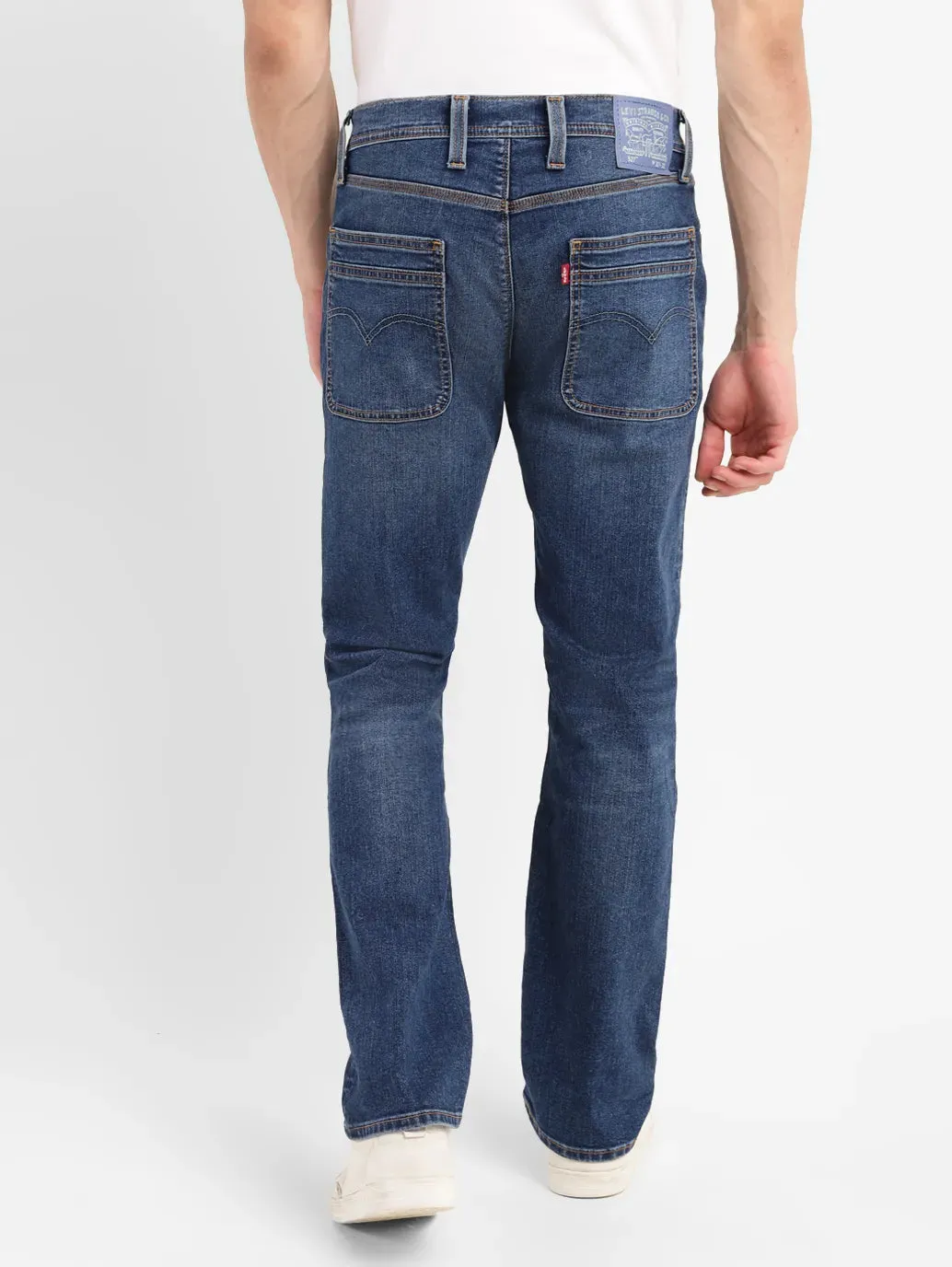 Men's 527 Mid Indigo Slim Bootcut Fit Jeans