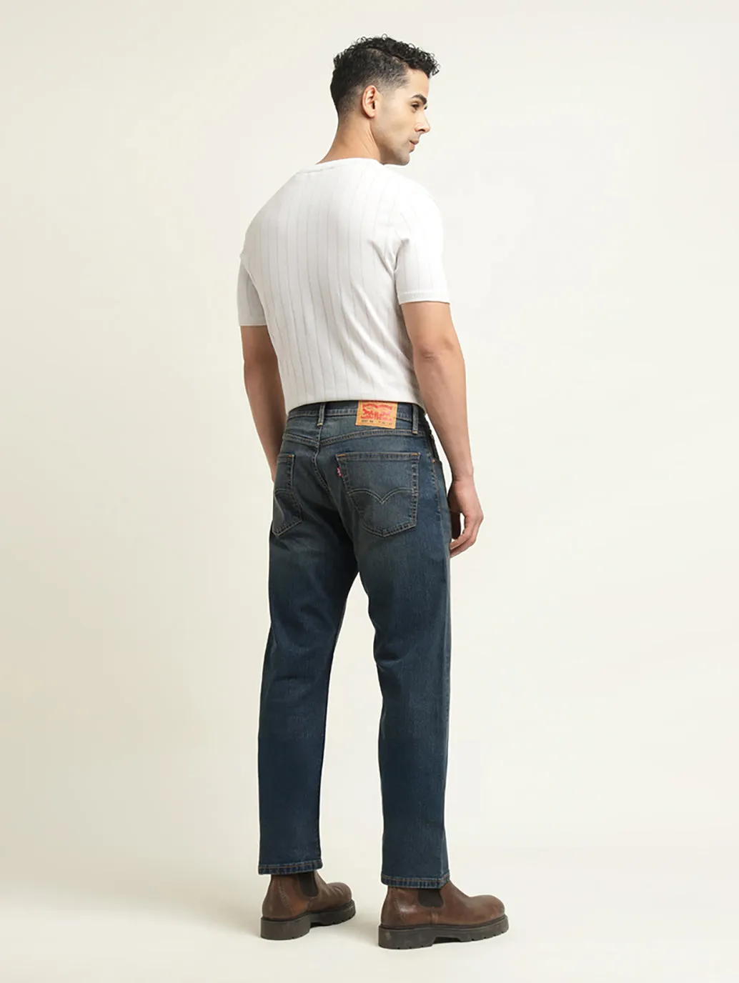 Men's 555'96 Relaxed Straight Fit Indigo Jeans