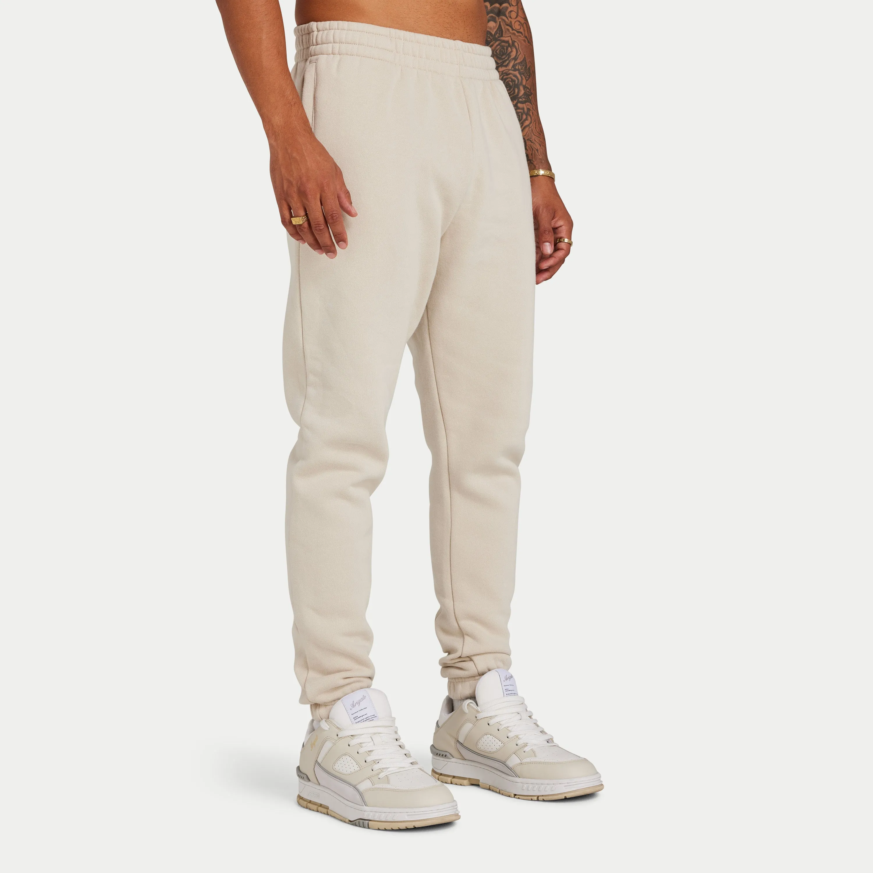 Mens Label Sweatpant - Oatmeal