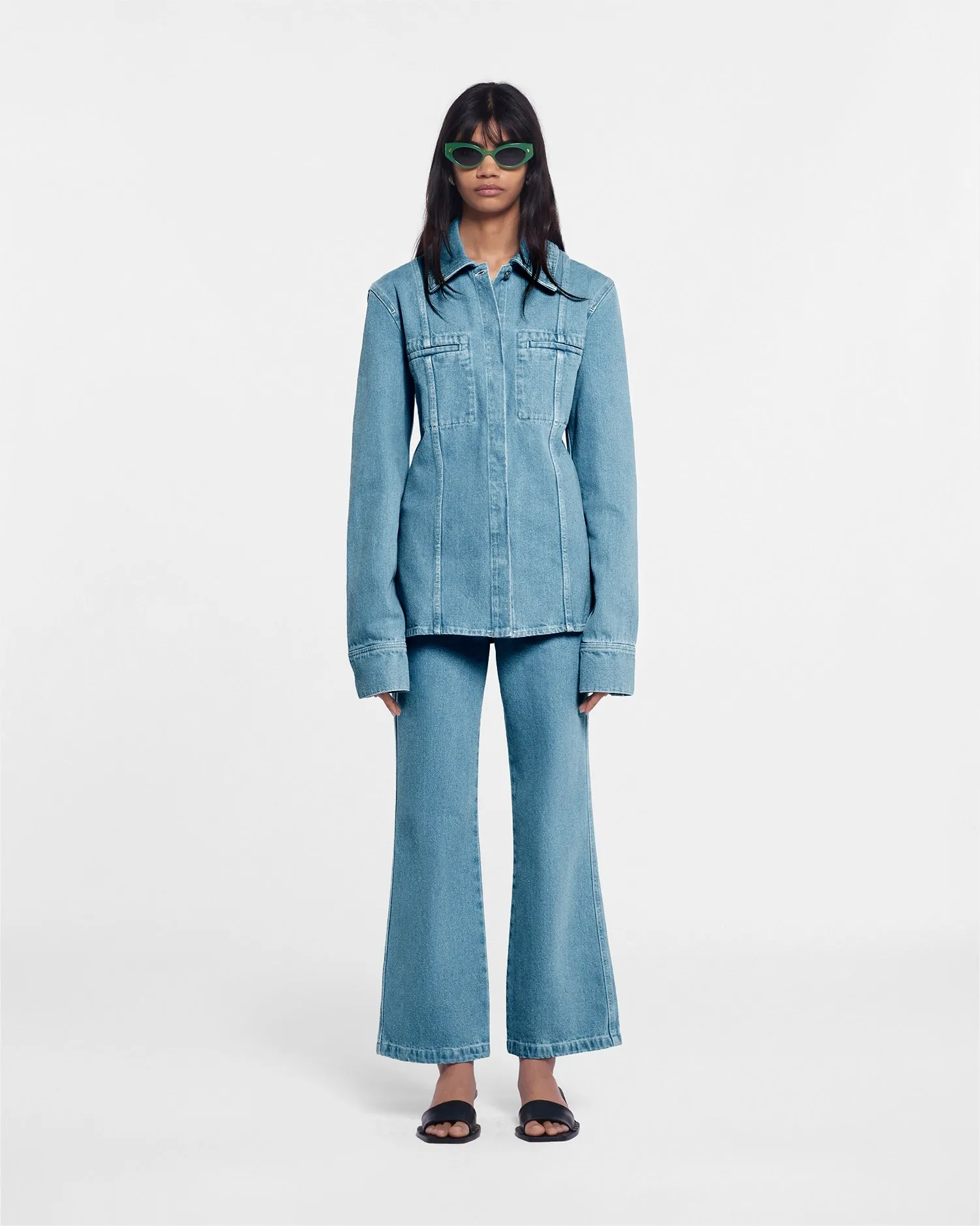 Mireio - Denim Shirt - Eco Light Wash