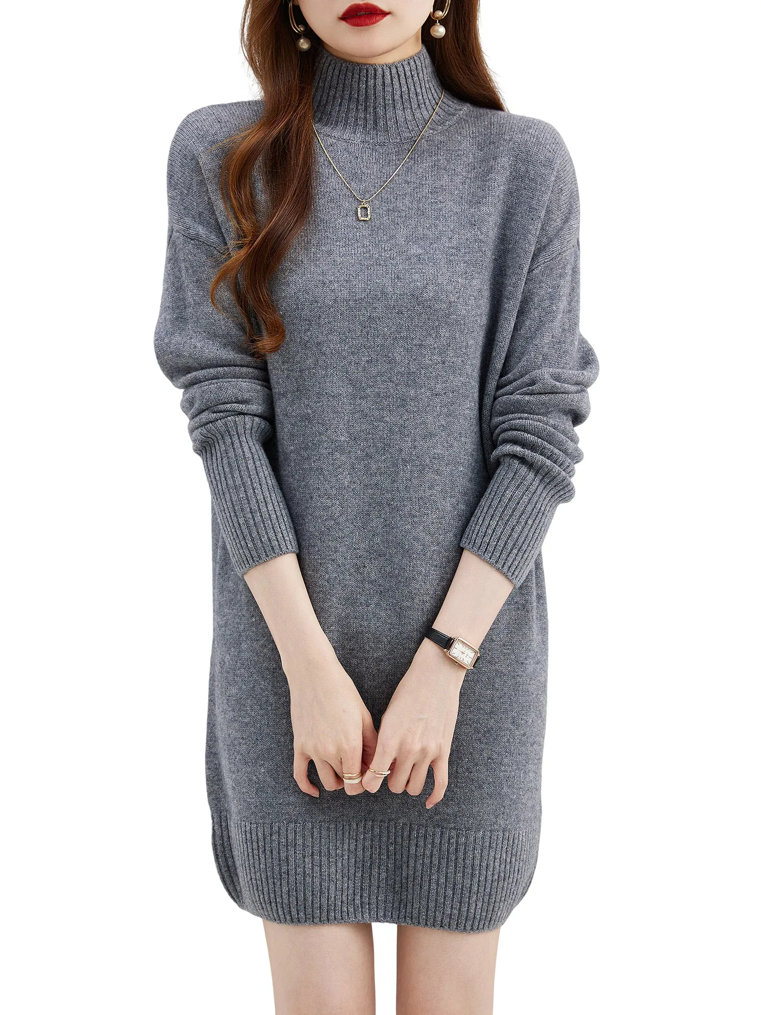 Nancy Woman Turtleneck Sweater