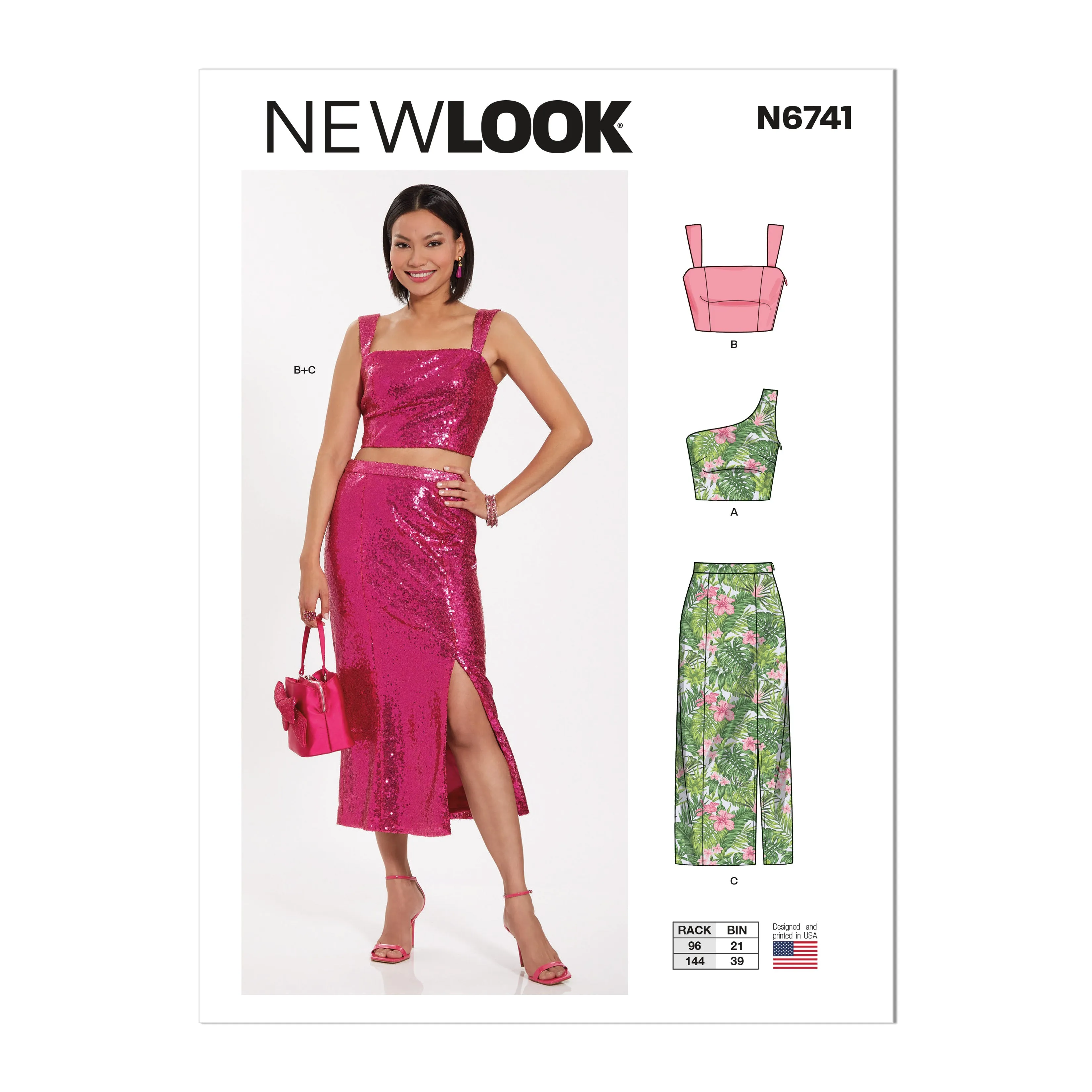 New Look Sewing Pattern 6741 Misses' Two-Piece Dresses