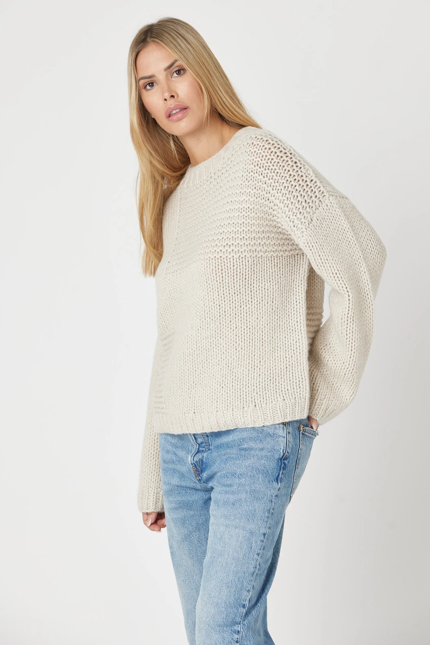 Patchwork Relaxed Sweater