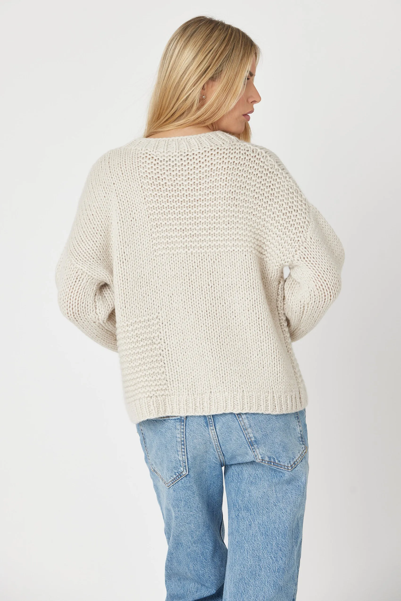 Patchwork Relaxed Sweater