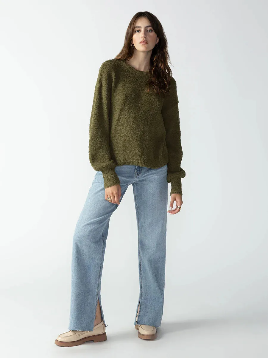 Plush Volume Sleeve Sweater