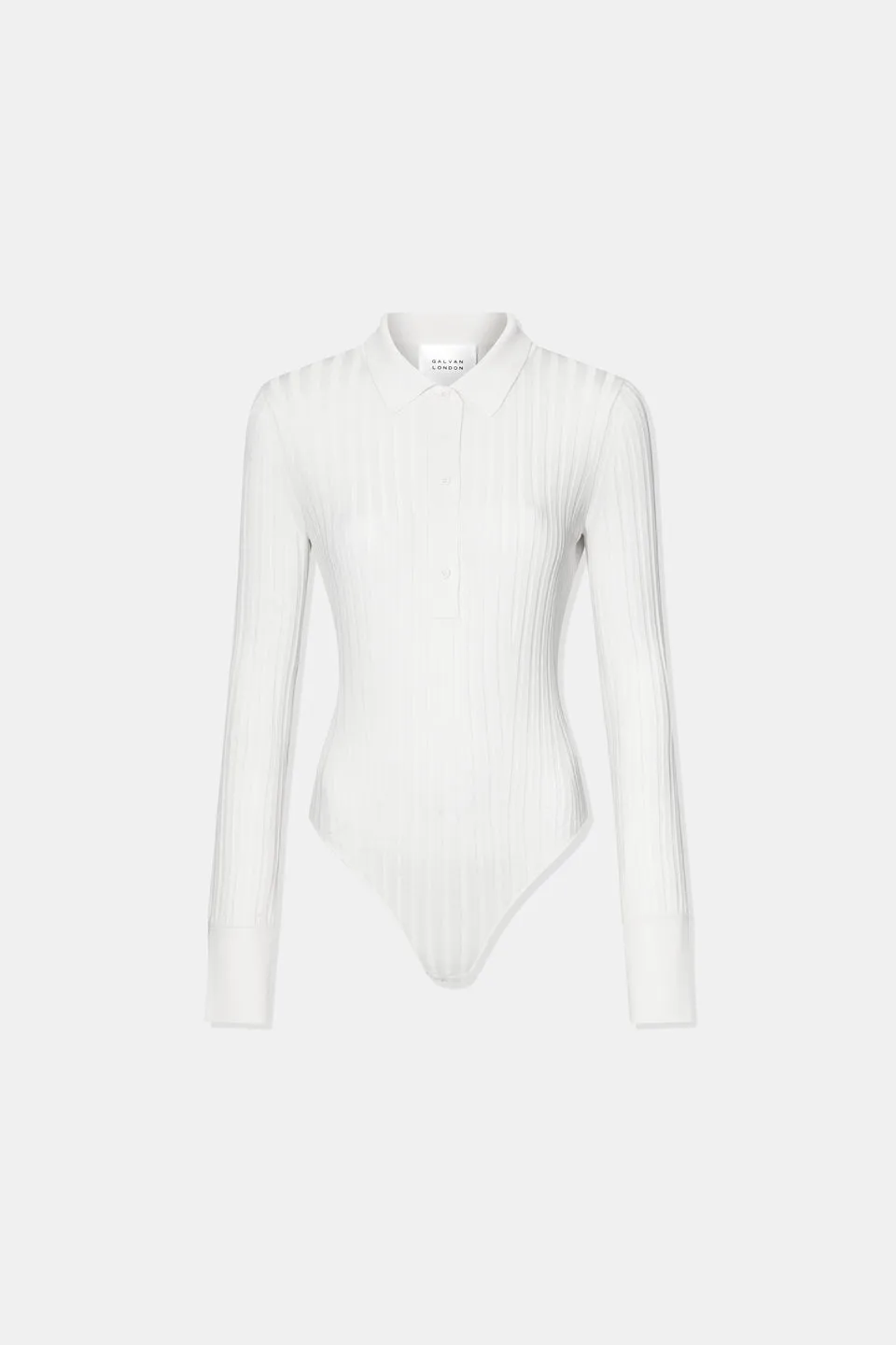 Rhea Long Sleeve Body Suit - Ivory