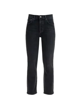 Riley High Rise Straight Denim Jeans