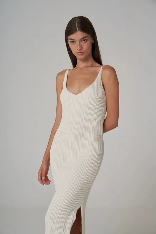 Sabba Knitted Dress Ecru