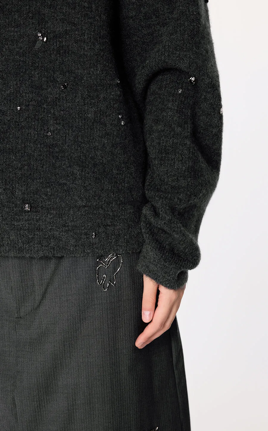 Sweater / JNBY Relaxed Hooded Sweater