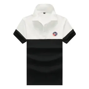 Tommy HF Establishment H5 Designed Logo Polo Shirt- White