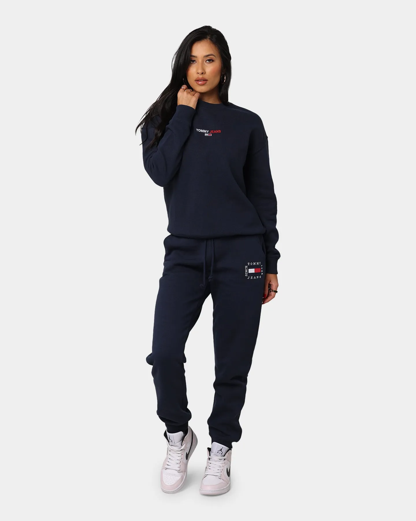 Tommy Jeans Logo Crewneck Twilight Navy