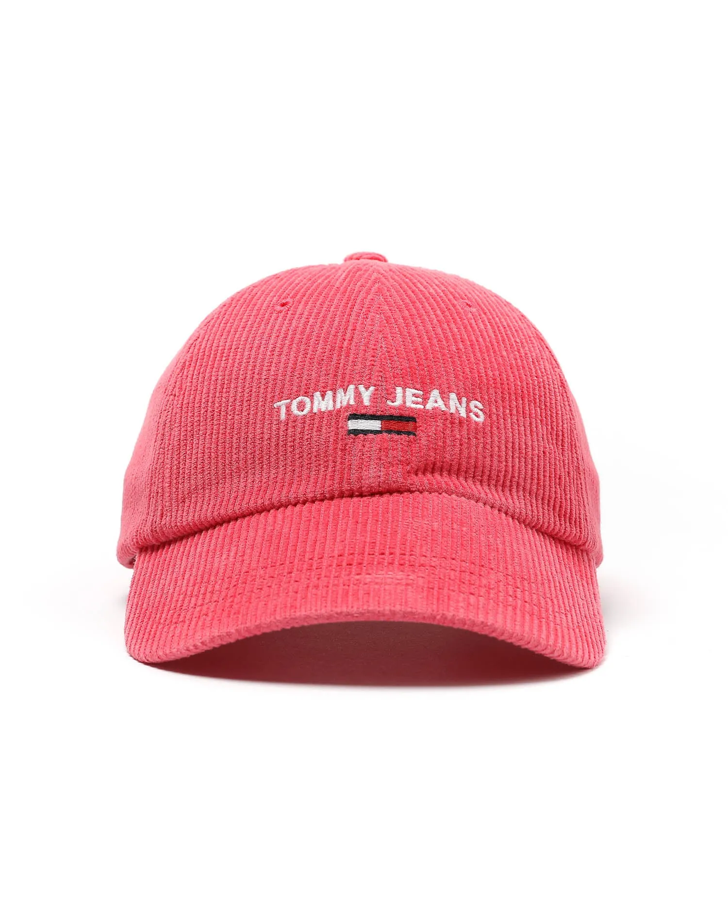 Tommy Jeans TJW Sports Corduroy Cap Claret Red