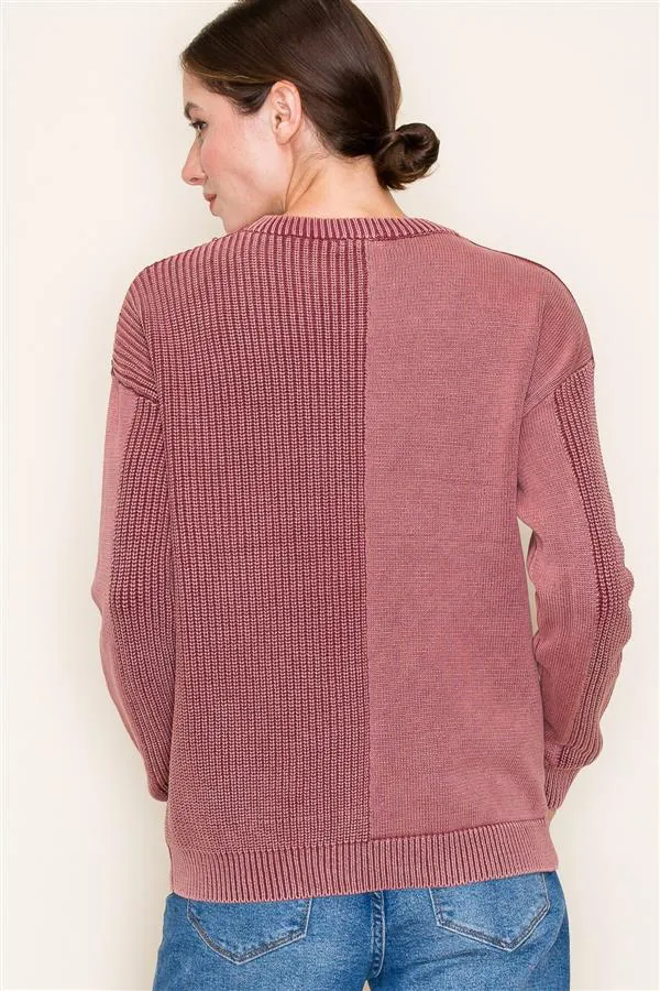 Washed Textured Sweaters - 3 Colors!