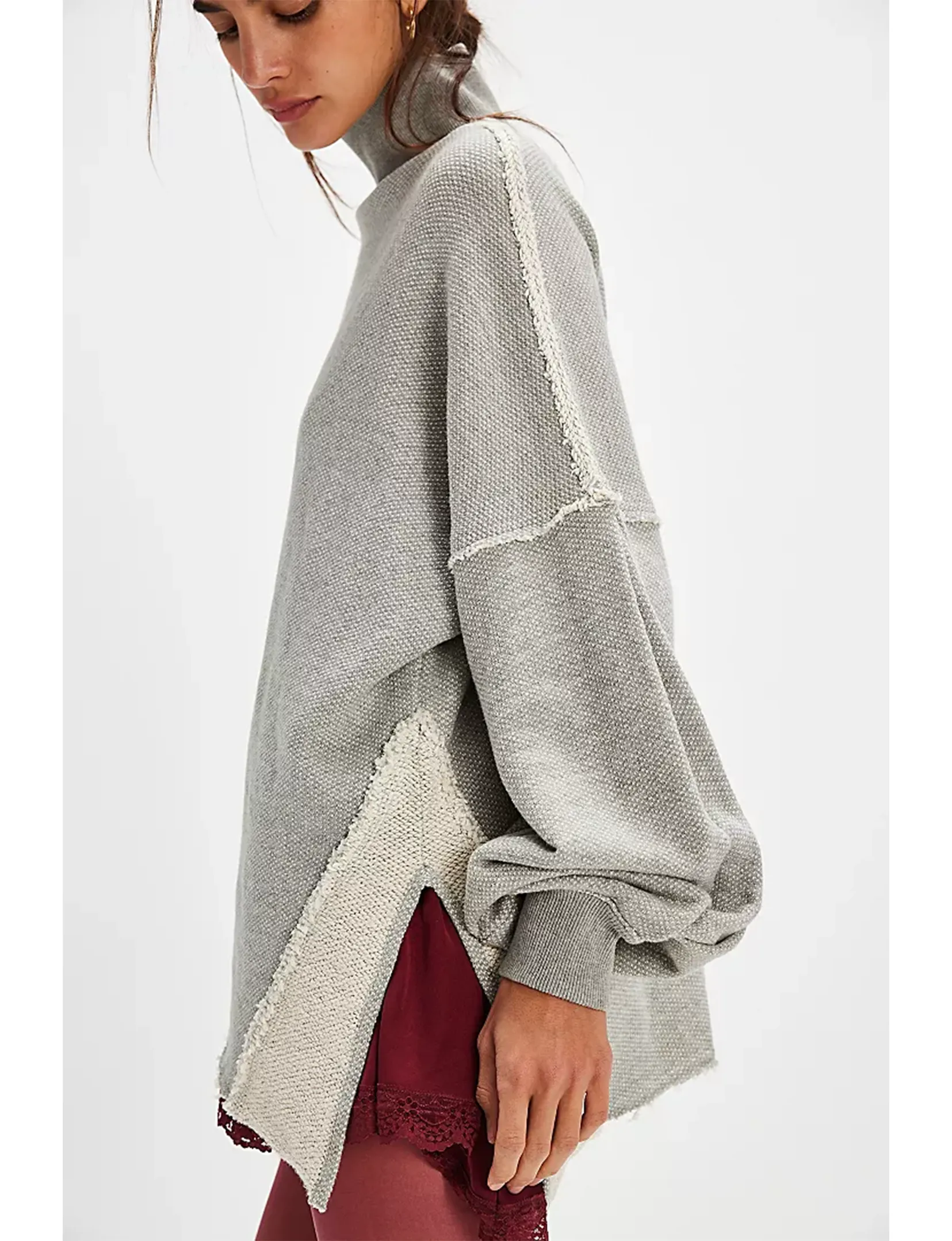 Wonderful Pullover, Heather Grey